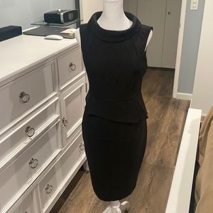 Anthropologie black pencil skirt dress